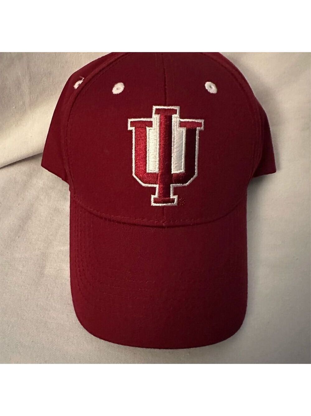 Indiana Hoosiers NCAA Unisex Red Fan Cap One Size Adjustable
